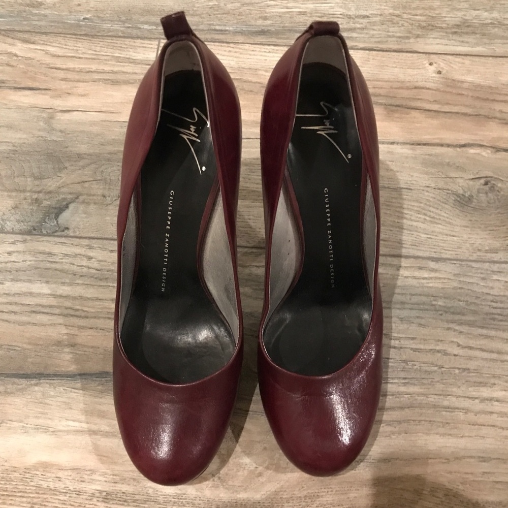 Giuseppe Zanotti 38.5 Brown Leather Heel